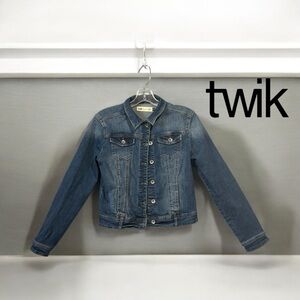 Twik, Blue Denim Jacket, Medium